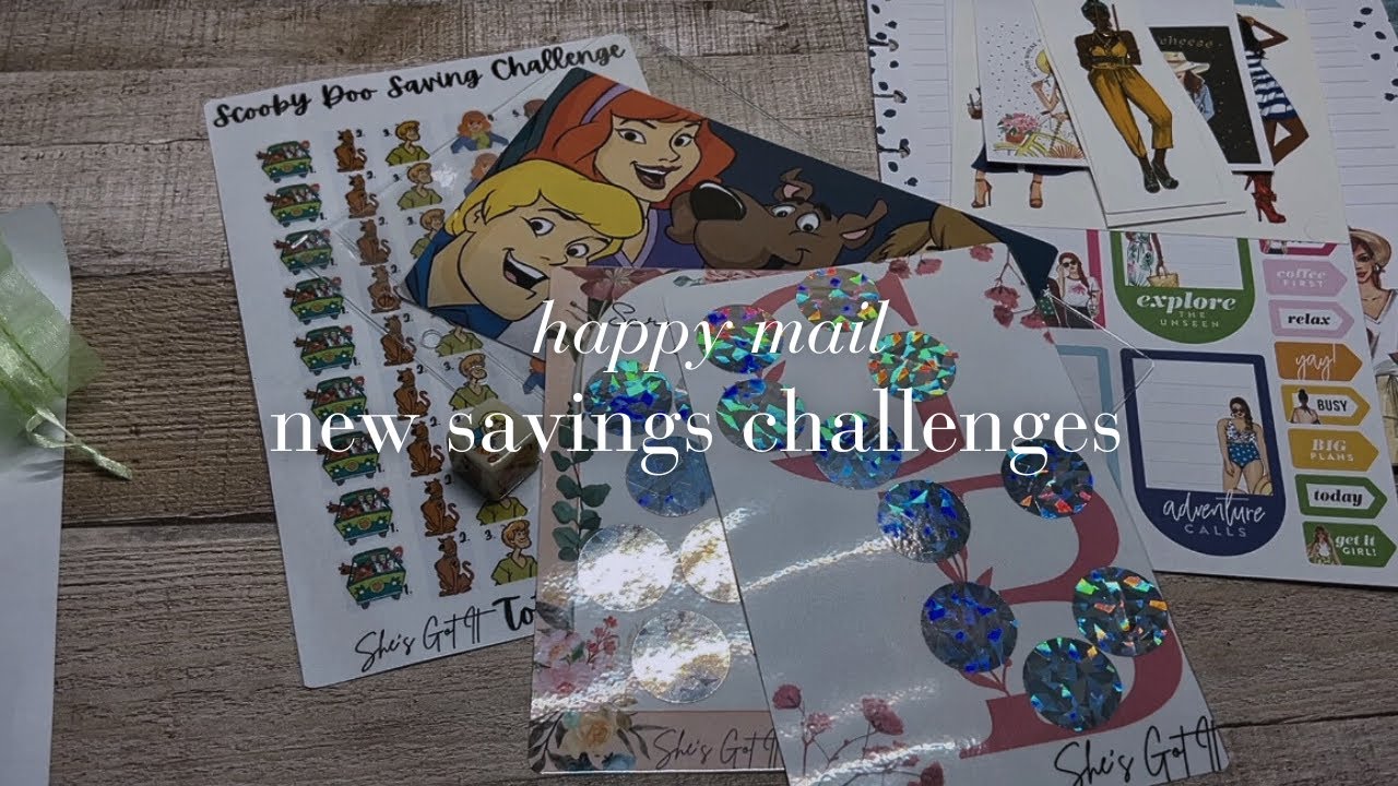 Mini Challenge A6 2024 (budget envelope challenge) // Savings 276 euros -  UNICORNE theme