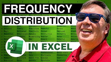 Excel - Creating a Frequency Distribution Using Pivot Tables | Excel Tutorial - Episode 605