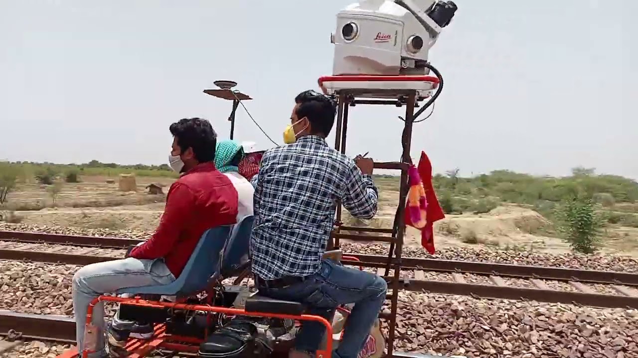 Mobile LiDAR Survey of Railway using 'Leica Pegasus Two' on 'Motorised Trolley'