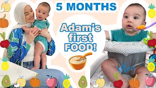Adam tries FOOD for the first time! Omaya Zein by Omaya Zein 40,229 views 8 months ago 14 minutes, 19 seconds