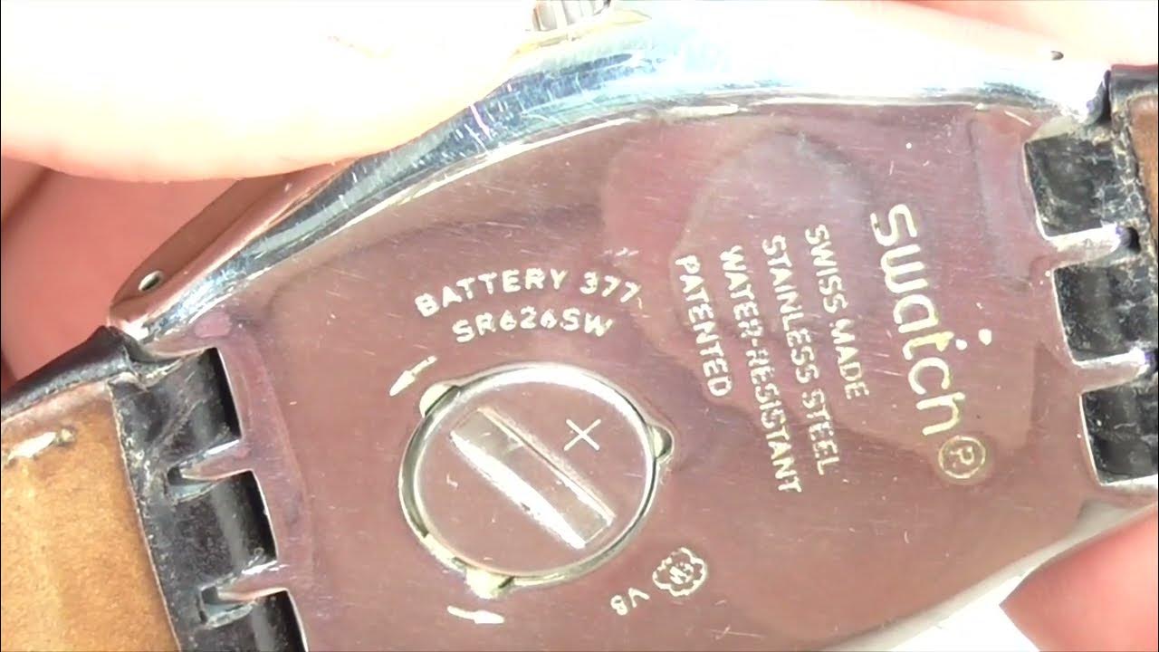 Как поменять батарейку swatch Купить Батарейки-таблетки Подлинный образец Swatch часы батареи 390 sr1130sw 11.