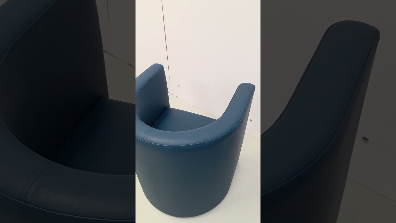 Luxurious & Modern Club Chair - Commercial Grade - Fully Upholstered - Made in USA  