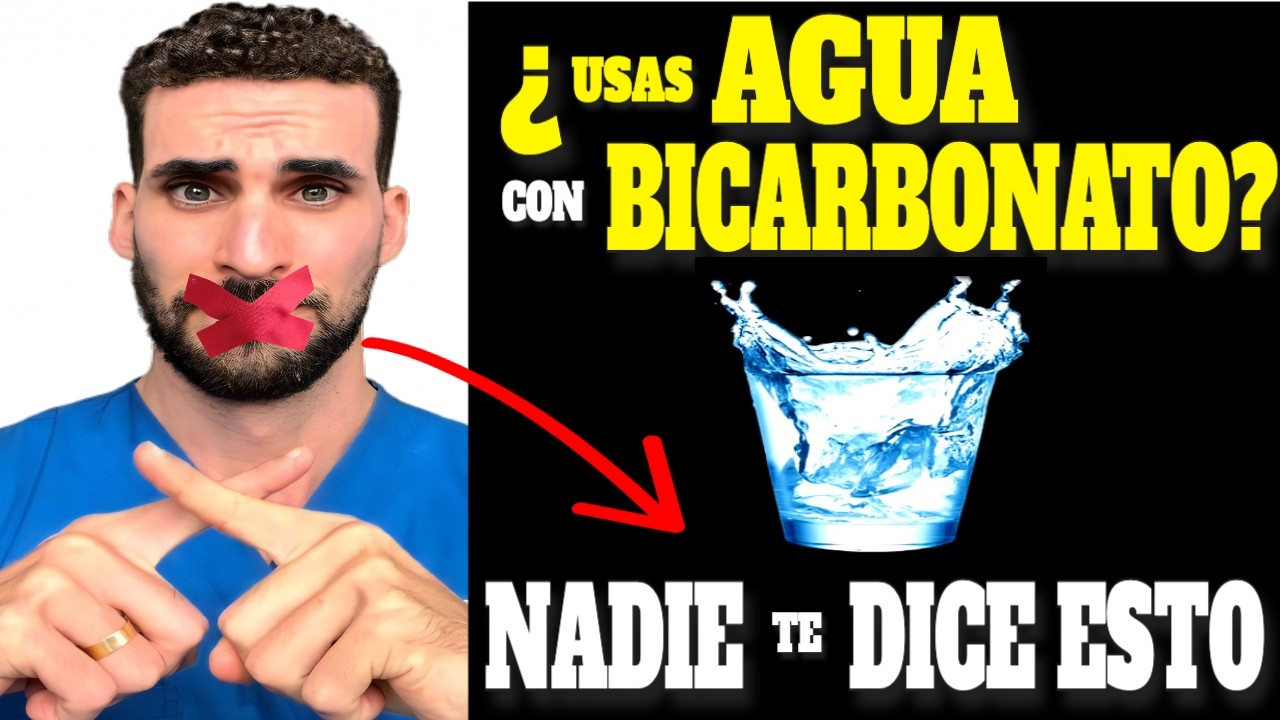 1 VASO de AGUA con BICARBONATO en AYUNAS ¿Funciona?