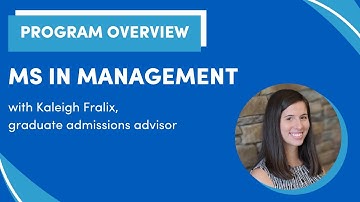 UB MS in Management Information Session