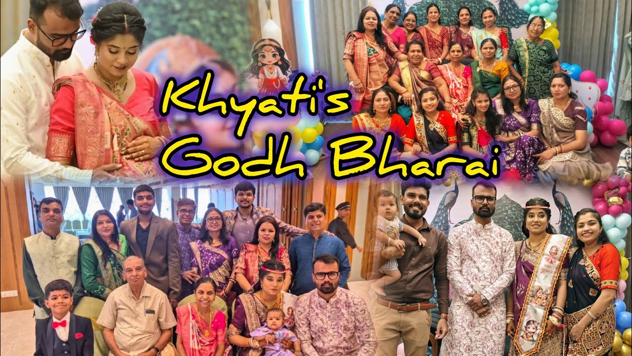 Khyati's Godh Bharai | Khyati & Parth | Baby Shower | Shrimant | DM Vlogs