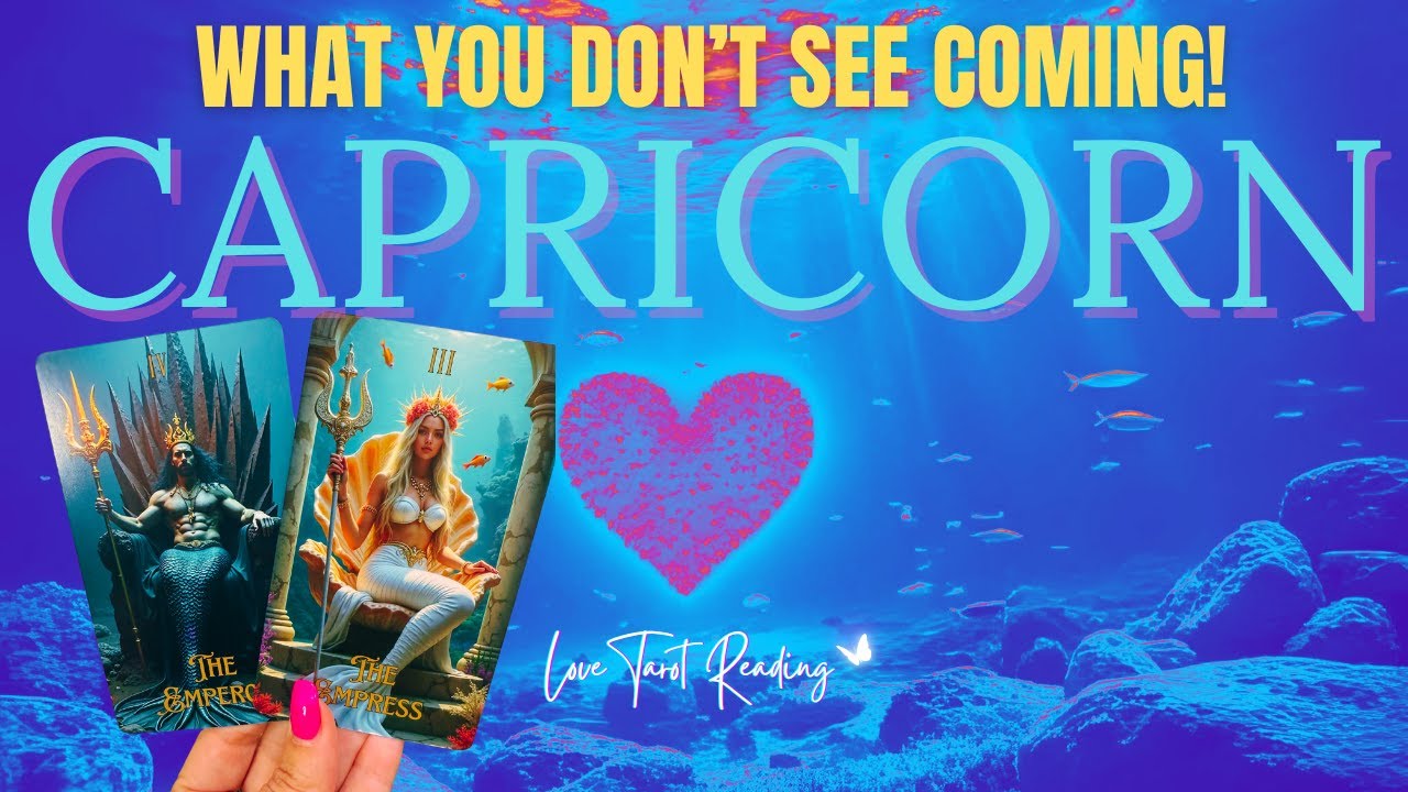 🩷 CAPRICORN THE UNEXPECTED HAPPENS JUST WHEN YOU LET GO! #capricorn #tarot #soulmate #capricorntarot