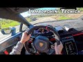 2023 Lamborghini Huracán Tecnica - V10 RWD Mountain Road Blast (POV Binaural Audio)