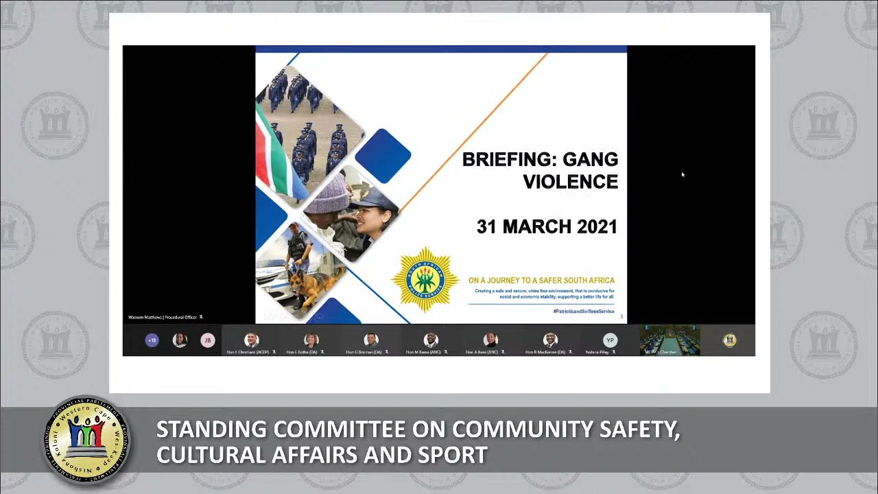 Standing Committee on Community Safety, Cultural Affairs and Sport