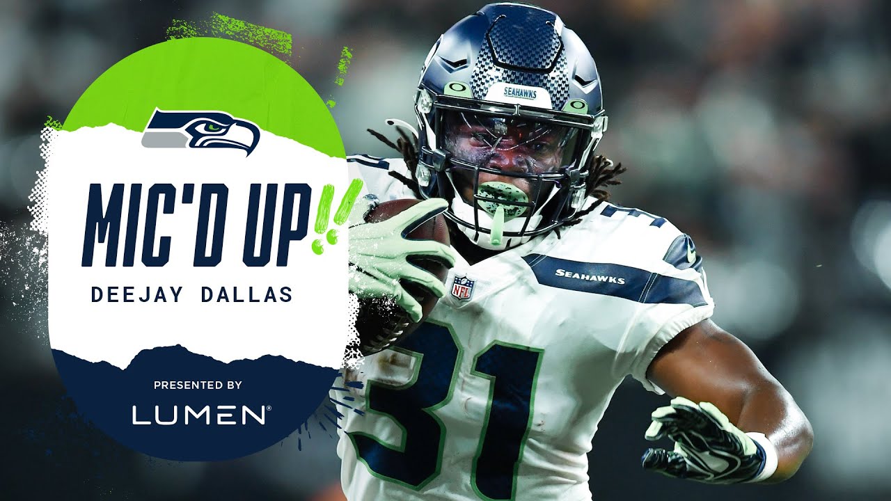 Seahawks Mic'd Up: Running Back DeeJay Dallas vs. Raiders