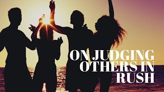 Mother teresa on Judging others in Rush