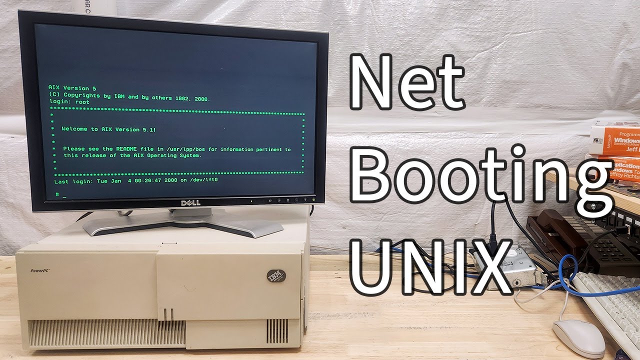 Net Booting an RS/6000 from 1996 with NIM - YouTube