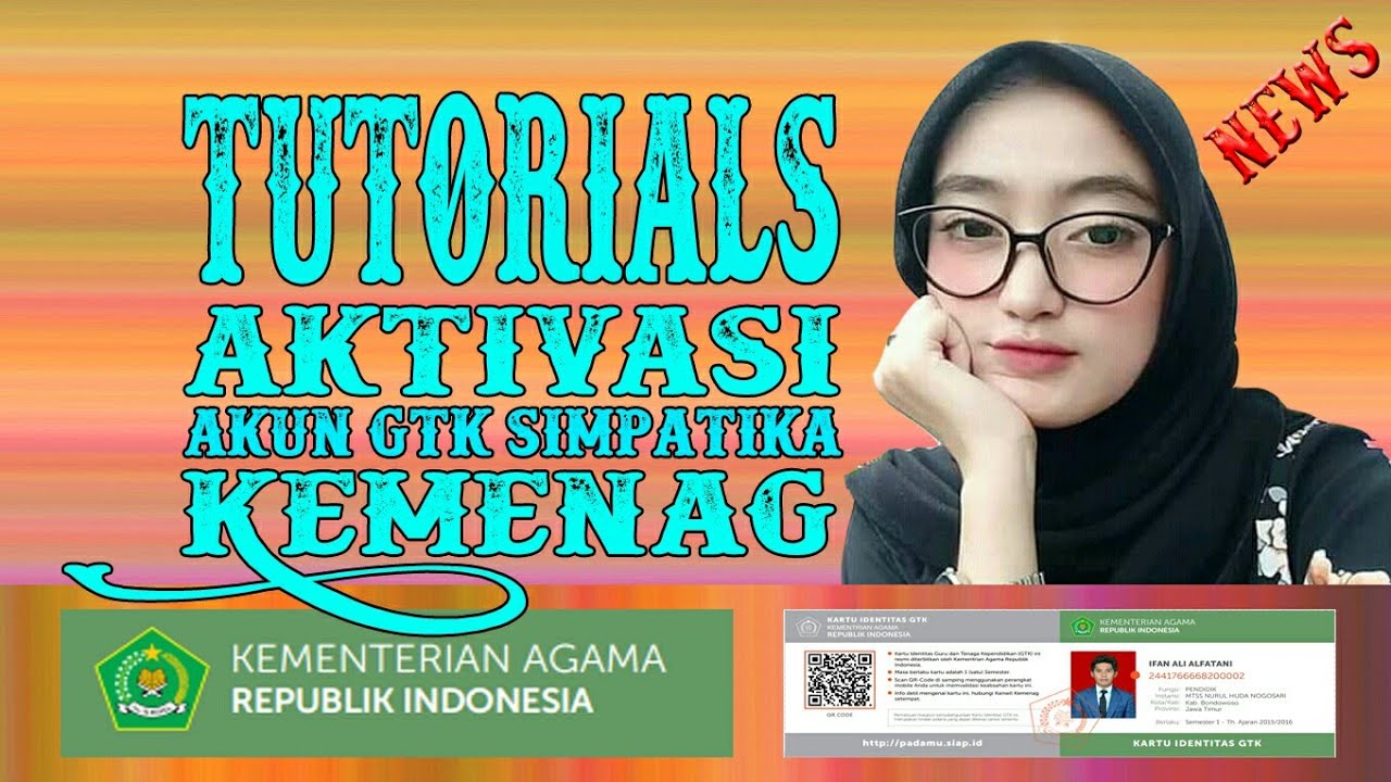 Tutorial Cara Aktivasi Akun Guru dan menyimpan kartu ptk di Simpatika