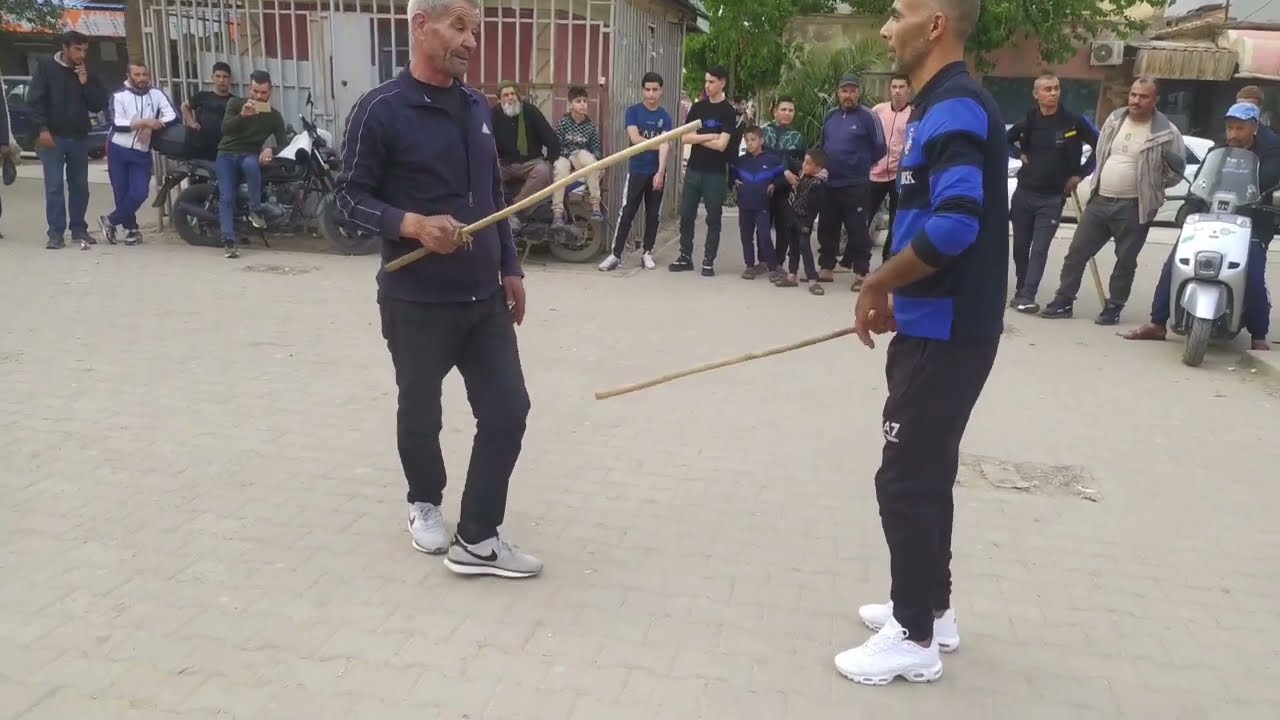 حصة تدريبية في رياضة العصا التقليدية مع الشيخ عبد القادر الخرفي Algérien Combat Stick AinDefla