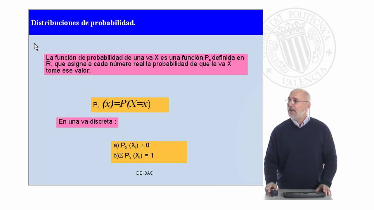 Distribuciones de variables discretas | | UPV - YouTube
