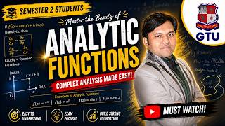 Analytic Functions vs Harmonic Functions: The Critical Difference