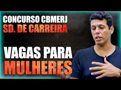 SOLDADO DE CARREIRA CBMERJ TERÁ VAGAS PARA MULHERES!