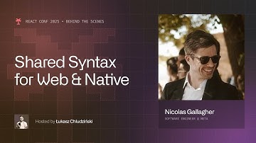 React Strict DOM: Nicolas Gallagher on Writing Once for Web & Native