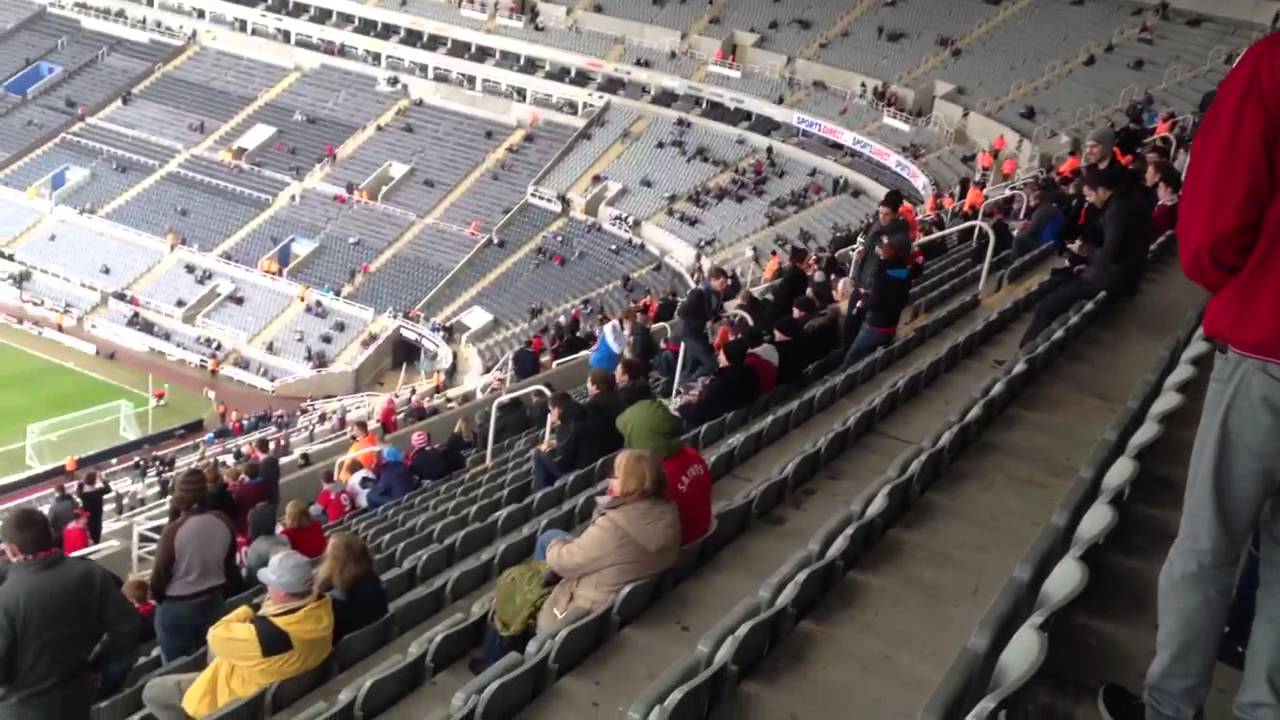 St James Park Newcastle Away End View YouTube