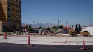 Airport TRAX Line Construction at 400 West and North Temple