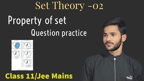 !! Set Theory -02 For class 11/Jee mains #settheory #demorganslaw #lawsofset #jeemains #class11