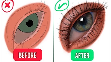 How to Draw realistic eye on Auto desk sketchbook | Easy Beginner Guide Ever
