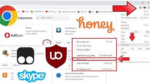 Google Chrome HOW to Disable Enable Ad Block Plus Extension (Honey Skype uBlock Tampermonkey Adobe)