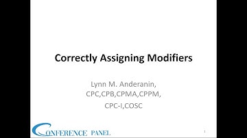 Correctly Assigning Modifiers