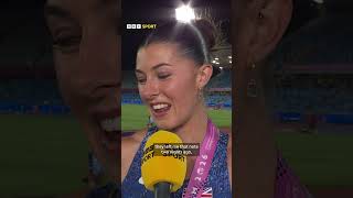 Thumbnail for A special gift for Amy Hunt from her parents might have brought her good luck! 🥇💝 - BBC