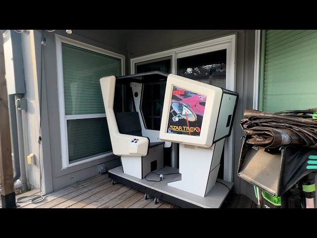 Part 4: We Rescued A 1982 SEGA Star Trek Cockpit Arcade Game - YouTube
