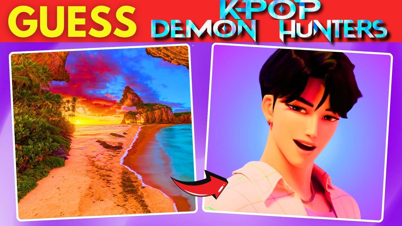 Guess KPop Demon Hunters Characters by Illusion Quiz #2 ~ Ultimate KPop Quiz ~ Huntrix, Saja Boys 👀✨