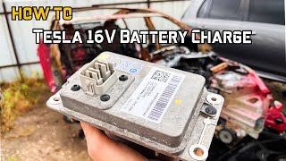 How To Save And Charge A Dead Tesla Low Voltage 16v Battery