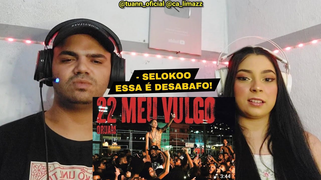 React • Oruam - 22 Meu Vulgo (Prod. 1nobuddy, Gigant)