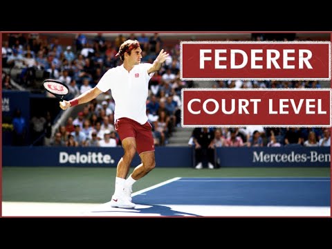 Roger Federer ● Court Level View Best Points