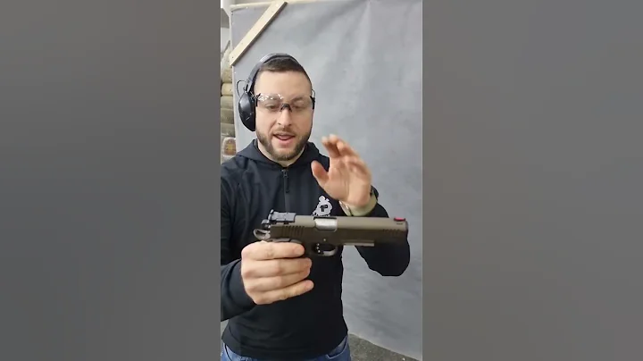 Grabbing the slide and firing