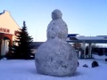 Найвищий в Україні сніговик перебуває у занедбаному жалюгидному стані