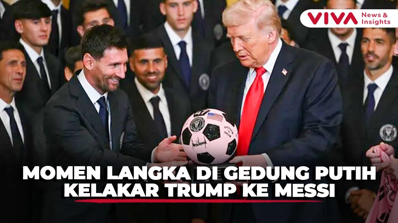 Messi ke Gedung Putih! Trump Puji Sang Bintang dan Singgung Pele
