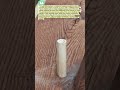 This wooden peg functions as a reinforcement for the wood joints.