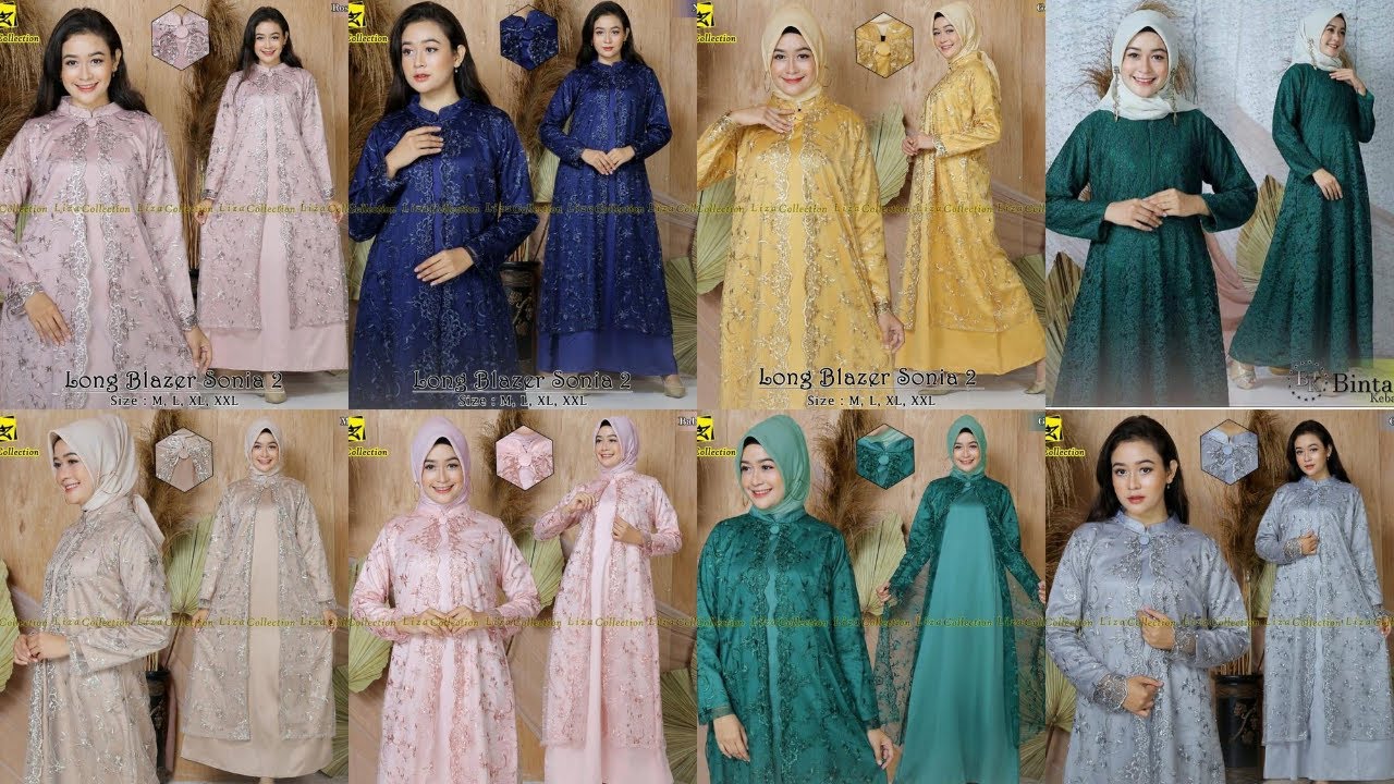 Model Baju Pesta Untuk  Orang  Gemuk  Berhijab  Baju Gamis 