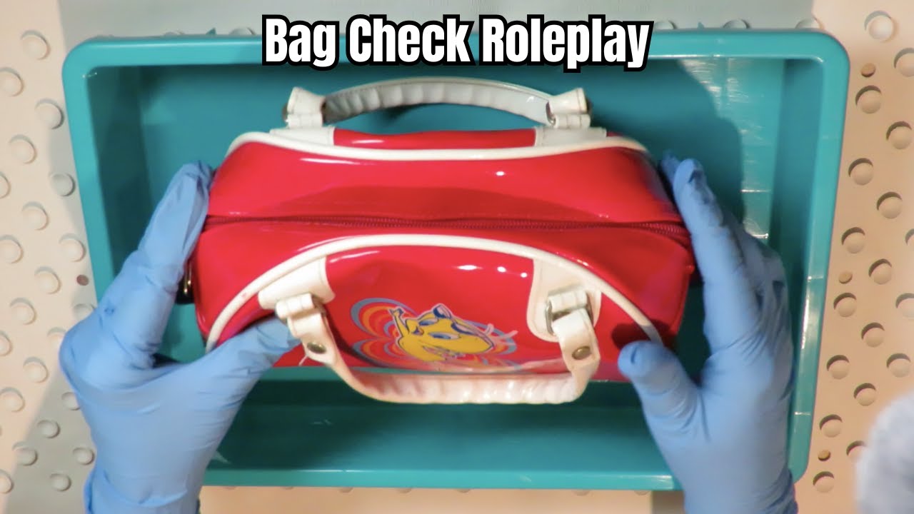 ASMR bag check roleplay
