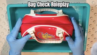 ASMR bag check roleplay