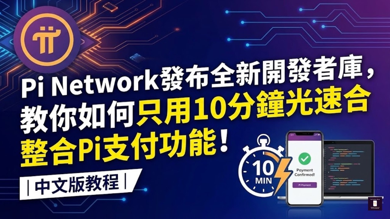 Pi Network releases a brand new developer library, teaching you how to  integrate Pi Pay functiona... - YouTube