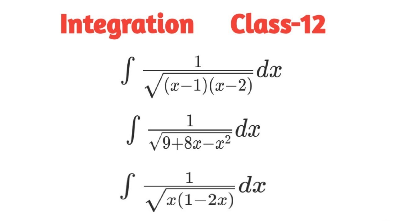 Part 151 Integration Of 1 x 1 2x dx 1 x 1 x 2 dx 1 9 8x x dx part-151-integration-of-1-x-1-2x-dx-1-x-1-x-2-dx-1-9-8x-x-dx