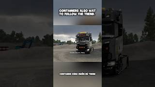 Container trucks also want to follow the trend 💀 | Xe cont cũng muốn đú trend🥶 #lanhdrivertroll