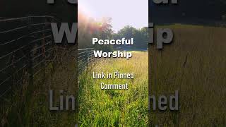 Peaceful Worship Music with Ambient Nature Sounds - Build My Life #worshipguitar
