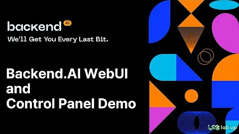 [EN] Backend.AI WebUI and Control Panel Demo