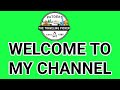 Welcome to My Channel - The Traveling Picker Patdees