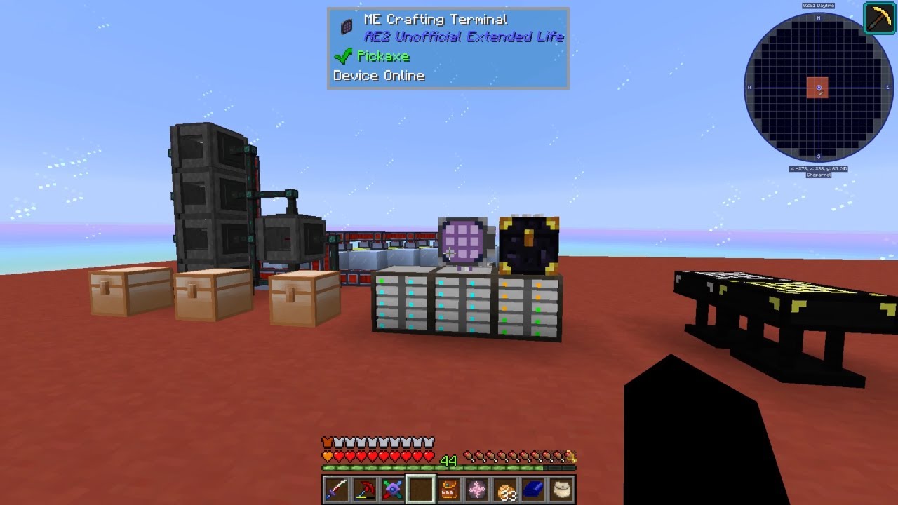 Simple AE2 Storage System - MeatballCraft Modded Minecraft Survival #8 ...