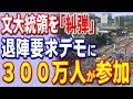 かの国文ちゃん糾弾に３００万人参加　←まだまだ増加中