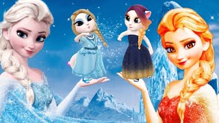 : Good Elsa vs Bad Elsa@Angelaaa568 #dance #elsa #mytalkingtom2  #mytalkingangela2