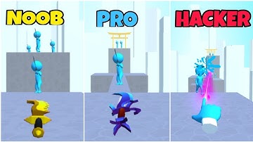 NOOB vs PRO vs HACKER in Sword Play